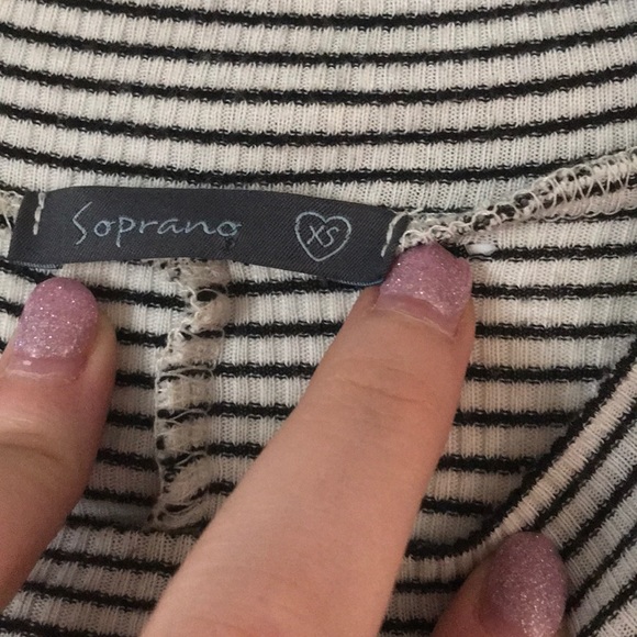 Soprano striped flounce dress, pair with boots! - Picture 2 of 3